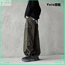 秋季束腳牛仔褲男寬鬆潮牌ins多口袋工裝褲男士復古潮流大尺碼長褲 歷史價格詳細信息