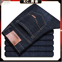 夏季薄款彈力男士牛仔K男寬鬆直筒耐磨工作F長K春秋純棉男K子 歷史價格詳細信息