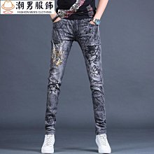 牛仔短褲韓版緊身彈性工裝◆夏季特賣◆潮流痞帥牛仔短褲男士夏季馬褲拼接個性五分褲貼布毛邊韓版潮 歷史價格詳細信息