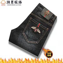 秋冬牛仔褲男緊身直筒彈力鬆緊腰頭抽繩拉鍊休閒褲 歷史價格詳細信息