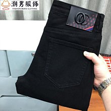 黑色牛仔庫男潮牌新款男庫休閑庫子男生美式男款春秋季直筒庫長庫 歷史價格詳細信息