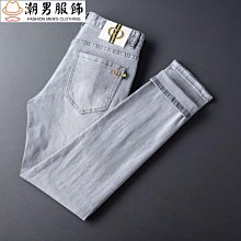 淺色牛仔褲男 直筒褲 潮牌 寬鬆 墜感 百搭 闊腿 長褲子 文藝 休閒潮流 韓版 （GY7033）【壹號站】 歷史價格詳細信息