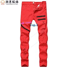 新款男士彈力破洞牛仔褲 男修身韓版破洞小腳褲 男裝時尚個性長褲鉛筆褲 磨破褲破洞褲乞丐褲-22號穿搭 歷史價格詳細信息