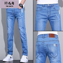 【時光角】 夏秋季薄款褲子男寬鬆潮流直筒鬆緊運動褲男新款男士休閒褲 歷史價格詳細信息