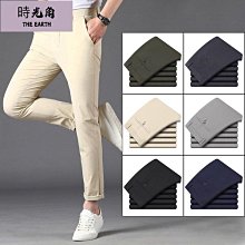 【時光角】 男長褲 休閒褲 夏秋季薄款 男褲 彈力緊身直筒褲子 男 韓版青年褲 商務休閒長褲 歷史價格詳細信息