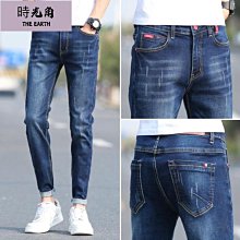 【時光角】 男長褲 休閒褲 夏秋季薄款 男褲 彈力緊身直筒褲子 男 韓版青年褲 商務休閒長褲 歷史價格詳細信息