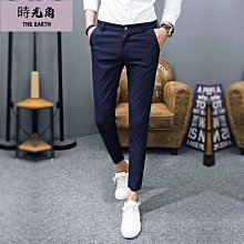 【時光角】 休閒褲男春夏薄款韓版彈力褲子男裝潮牌百搭哈倫窄管褲運動長褲子 歷史價格詳細信息