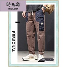 【時光角】 日系復古 easypants丹寧水洗牛仔褲 寬鬆錐形束腳長褲男秋 歷史價格詳細信息