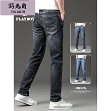 【時光角】 牛仔褲男燙鑽20新款潮牌彈力刺繡長褲子男緊身青年百搭韓版窄管 歷史價格詳細信息