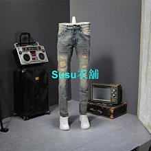復古懷舊破洞直筒牛仔褲男夏季寬鬆潮牌大尺碼褲子男生爛洞乞丐褲潮 歷史價格詳細信息