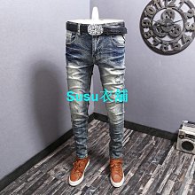 秋冬牛仔褲男緊身直筒彈力鬆緊腰頭抽繩拉鍊休閒褲 歷史價格詳細信息