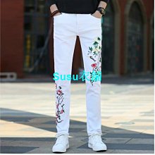 2023秋冬新款潮流牛仔褲男黑色寬鬆束口褲明線休閒男士加絨牛仔褲 歷史價格詳細信息