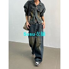 牛仔外套男高級感復古做舊美式潮牌修身襯衫棒球領機車拉鏈衣服褂 歷史價格詳細信息