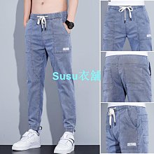 促銷工裝男 休閒男 子男 百圓業牛仔男高直筒寬松秋冬季彈力簡約百搭休閑高端長潮 歷史價格詳細信息