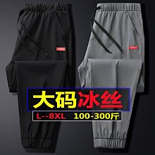 大尺碼-冰絲鬆緊褲頭寬褲-黑/深藍-0104036 歷史價格詳細信息