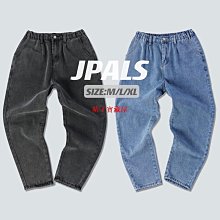 牛仔褲 韓系水洗寬鬆抽繩束口牛仔褲 單寧小腳褲【TJH2065】現貨+預購 歷史價格詳細信息