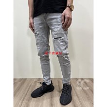 SC歐美潮流 韓國痞子男孩水泥灰色破壞刀割膝蓋破壞牛仔長褲 牛仔破褲 窄版牛仔褲 小腳男必備 修身窄版#SC6013·晴子寶藏屋 價格比較,價格查詢,歷史價格詳細信息