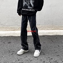 vintage美式復古牛仔褲男解構設計寬鬆ins工裝褲小眾設計感長褲子 歷史價格詳細信息