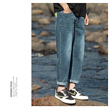 九分褲 寬鬆 牛仔褲男 哈倫 男生褲子 褲子牛仔褲 牛仔長褲 縮口褲 鬆緊休閒褲 休閒長褲  (CJK28【FIZZE】 歷史價格詳細信息