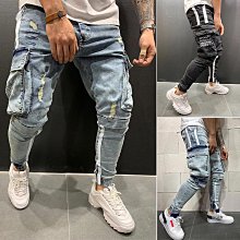 破洞牛仔褲男 牛仔長褲 男士牛仔褲 韓版潮流破洞學生乞丐褲小腳褲 修身長褲子春秋長褲 男生褲子 歷史價格詳細信息