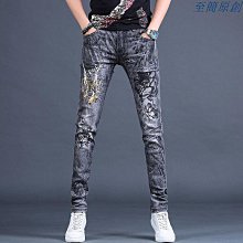 牛仔短褲韓版緊身彈性工裝◆夏季特賣◆潮流痞帥牛仔短褲男士夏季馬褲拼接個性五分褲貼布毛邊韓版潮 歷史價格詳細信息