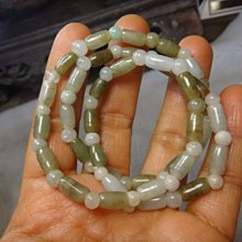 高冰天空藍緬料翡翠平安扣  尺寸18.5×3.9沒有紋裂有點棉絲很短有點浮棉 翡翠 飾品 收藏【二手】【微淵古董】-996 歷史價格詳細信息