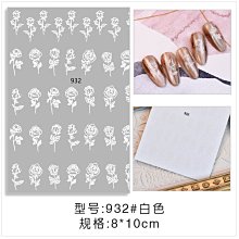 美甲材料 指甲貼紙 美甲貼紙 美甲貼紙背膠3D 熱款黑白金銀火焰貼花指甲裝扮飾品nailST001【滿200元發貨】 歷史價格詳細信息