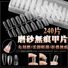 美甲免刻磨無痕超薄甲片長短款長梯形半磨砂全貼半貼美甲店專用超夯 精品 歷史價格詳細信息