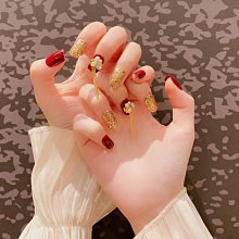 網紅可拆卸穿戴式美甲貼高級感2022新款果凍膠甲片成品穿戴甲ins~特價~美家小鋪 歷史價格詳細信息