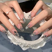 新款精品甲片可拆卸持久學生手工穿戴假指甲光療貼延長溫柔美甲 指甲貼片 美甲片 指甲貼381 LX063 歷史價格詳細信息