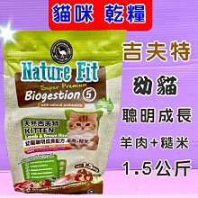 【NATURE FIT 吉夫特】幼犬聰明成長配方1.5KG(羊肉+糙米) 歷史價格詳細信息