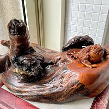 台灣黃檜黑皮料瘤雕 陳萬清大師作品，福袋元寶財神 彌勒佛有落款 閃花非常稀有!珍藏品!台灣黃檜扁柏HINOKI閃花鳳尾瘤 歷史價格詳細信息