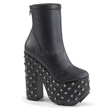 Shoes InStyle《三吋》美國品牌 DEMONIA 原廠正品英式龐克歌德蘿莉紅心掛鎖麂皮老虎紋厚底鞋大尺碼『黑』 歷史價格詳細信息