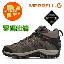 Merrell 登山鞋 Alverstone Mid GTX 男鞋 防水 戶外 咖啡 藍 黑 郊山 越野 ML036719 歷史價格詳細信息
