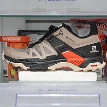 Salomon X Ultra 4 男款低筒Gore-tex防水登山鞋 L41385400 月球岩灰/黑/櫻茄紅 歷史價格詳細信息