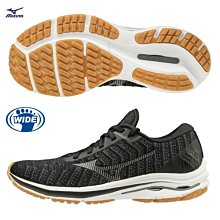 Mizuno 慢跑鞋 Wave Rider 24 寬楦 灰 白 路跑 美津濃 女鞋 【ACS】 J1GD2006-46 歷史價格詳細信息