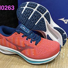 MIZUNO 女 慢跑鞋 WAVE RIDER 25 WIDE 輕量 - J1GD217590 歷史價格詳細信息