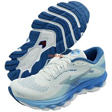 Mizuno 慢跑鞋 Wave Sky 7 藍 黃 黑 美津濃 回彈避震 男鞋 路跑 【ACS】 J1GC2302-03 歷史價格詳細信息
