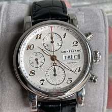 MONTBLANC萬寶龍時尚三眼石英 原廠正品 附原廠盒！ 歷史價格詳細信息