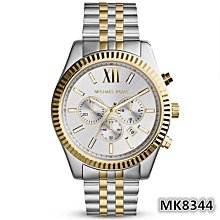 MICHAEL KORS MK 男錶 手錶 真皮 三眼 咖啡 腕錶 全新 正品 twemall 歷史價格詳細信息