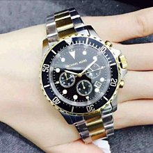 MICHAEL KORS MK 男錶 手錶 真皮 三眼 咖啡 腕錶 全新 正品 twemall 歷史價格詳細信息