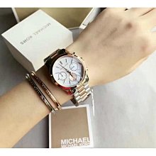 MK6176 Michael kors璀璨晶鑽 粉色錶盤腕錶 MK正品手錶 ou【潮流百貨】 歷史價格詳細信息