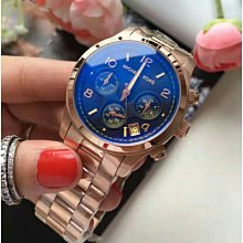 MICHAEL KORS MK8940 三眼大錶框腕錶.玫瑰金/黑 45mm 歷史價格詳細信息