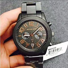 MICHAEL KORS MK 男錶 手錶 真皮 三眼 咖啡 腕錶 全新 正品 twemall 歷史價格詳細信息