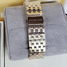 現貨MICHAEL KORS 白色珍珠貝殼光澤錶盤 粉紅色皮革錶帶 石英 女士手錶MK2590腕錶 歷史價格詳細信息