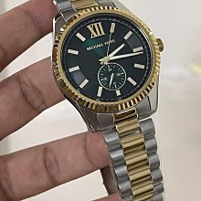 MICHAEL KORS Lexington 綠松石錶盤 金色不鏽鋼錶帶 羅馬數字 石英 三眼計時 女士手錶 MK7216 歷史價格詳細信息