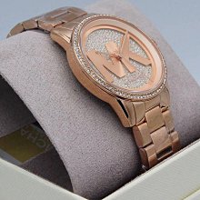 現貨MICHAEL KORS Ritz 水鑽圈 密鑲水晶錶盤 玫瑰金色不鏽鋼錶帶 石英 三眼計時 女士手錶 MK6748 歷史價格詳細信息