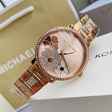 現貨MICHAEL KORS 晶鑽 玫瑰金色不鏽鋼錶帶 石英 女士手錶MK5613 歷史價格詳細信息