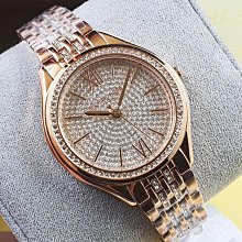 現貨MICHAEL KORS 鑲晶鑽錶盤 玫瑰金色配銀色不鏽鋼錶帶 石英 女士手錶 MK6716 歷史價格詳細信息
