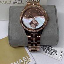 現貨MICHAEL KORS Lauryn 晶鑽 白色面錶盤 玫瑰金色配銀色不鏽鋼錶帶 石英 女士手錶 MK4388 歷史價格詳細信息